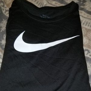 The Nike tee dri fit large